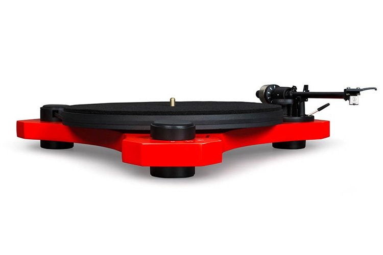 Crosley C3 Belt Driven Turntable 2Speed AT Cartridge Red
