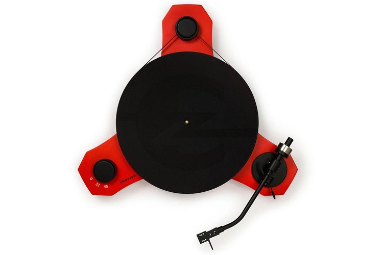 Crosley C3 Belt Driven Turntable 2Speed AT Cartridge Red