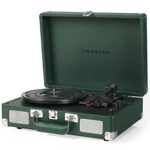 Crosley Cruiser Bluetooth Portable Turntable - Emerald Green