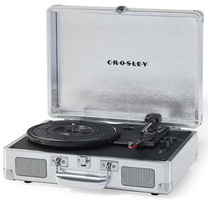Crosley Cruiser Bluetooth Portable Turntable - Silver