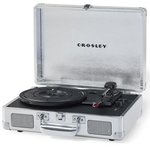 Crosley Cruiser Bluetooth Portable Turntable - Silver
