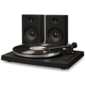 Crosley T150 Turntable Bluetooth Speakers System Black