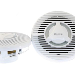 Crystal CR602 6" 2-Way 120W Max Marine Coaxial Speakers