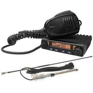 Crystal DB477E 80 Channel 5W In-Car UHF CB Radio + Antenna