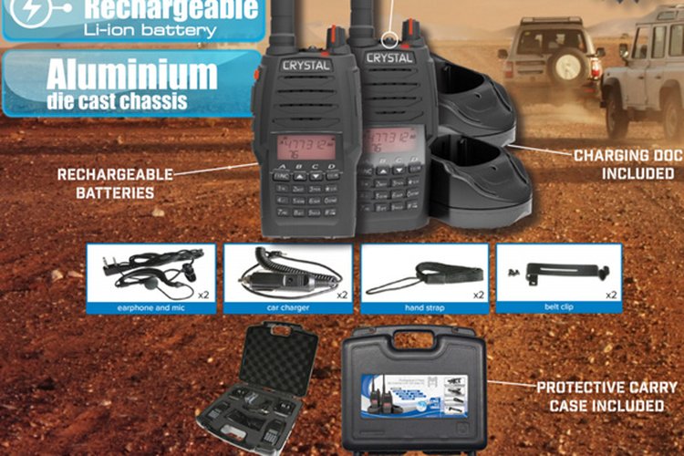 Crystal DBH50RKT Professional Dual 80 Channel 5W UHF CB Radio