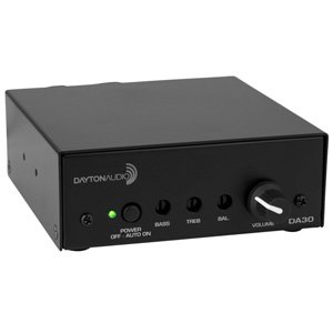 Dayton Audio DA30 Mini Stereo 1/2 Channel 15W Class-D Amplifier