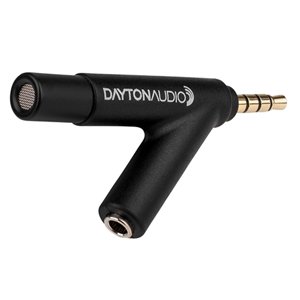 Dayton IMM6 Calibrated Measurement Microphone 3.5mm iPhone Android