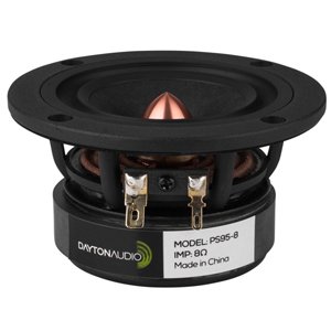 Dayton Audio PS95-8 3.5" Point Source Full-Range Driver 8 Ohm 3-1/2"
