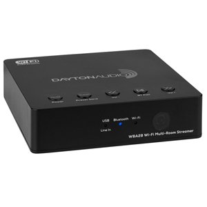 Dayton Audio WBA28 Wi-Fi Bluetooth Multi-Room Streamer