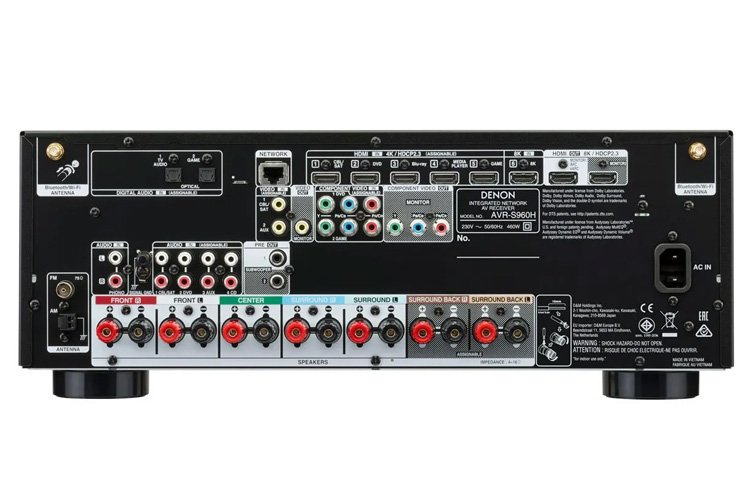 Denon AVRS960H 7.2CH 95W Home Theatre AV Receiver