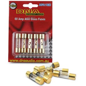 DNA AFA160 AGU Gold Fuse 60 Amp - 5 Pack