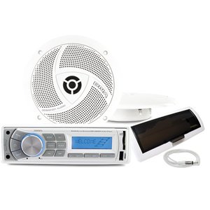 DNA MA4BP Marine Audio Pack Radio + 6.5" Speakers + Antenna