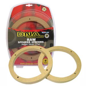 DNA WAS165 6.5" Raw MDF Speaker Spacers 6.5 Inch Pair