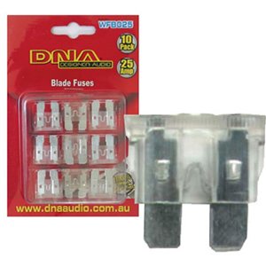 DNA WFB025 10 x 25 AMP Blade Fuse