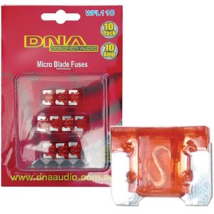 DNA WFL110 10 x 10 AMP Micro Blade Fuse