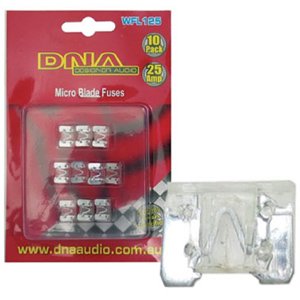 DNA WFL125 10 x 25 AMP Micro Blade Fuse
