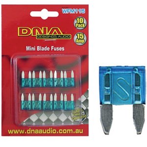 DNA WFM115 10 x 15 AMP Mini Blade Fuse