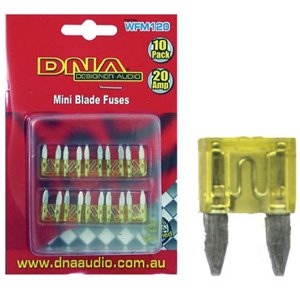 DNA WFM120 10 x 20 AMP Mini Blade Fuse