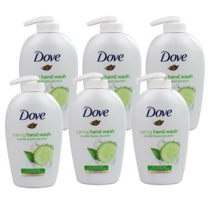 Dove 250ml Nourishing Hand Wash Cucumber & Green Tea 6 Pack