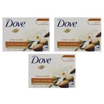 Dove 100g Shea Butter with Vanilla Beauty Cream Bar Softener 3 Pack