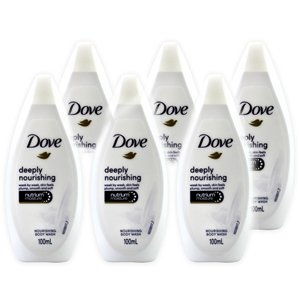 Dove 100mL Deeply Nourishing Moisturising Body Wash Softener 6 Pack