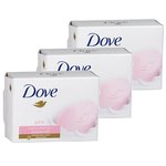 Dove 100g Pink Beauty Cream Bar Dry Skin Softener Moisturiser 3 Pack