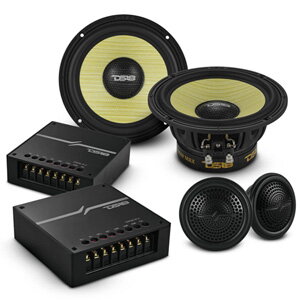 DS18 DXQ 6.5" 2 Way Component Speakers 150W RMS (Pair) DS18 DXQ 6.5" 2 Way Component Speakers 150W RMS (Pair)