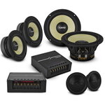 DS18 DXQ 6.5 3 Way Component Speakers 150W RMS (Pair)