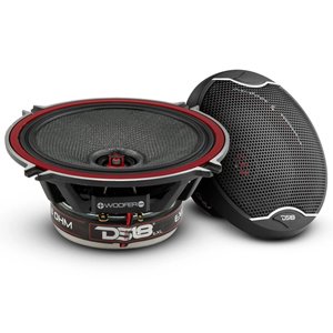 DS18 EXL-SQ5.25 5.25" 2-Way Coaxial Speakers with Fiber Glass Cone