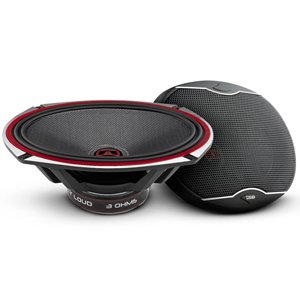 DS18 EXL-SQ6.9 6x9" 2-Way Coaxial Speakers with Fiber Glass Cone