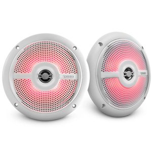 DS18 NXL-6SL NXL 6.5” 2-Way Coaxial Marine Shallow Speaker - White