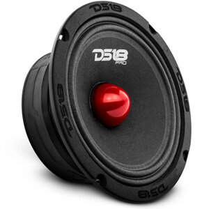 DS18 PRO 6.5" Mid Range Speaker with Bullet 140W RMS 4 Ohm (Each) DS18 PRO 6.5" Mid Range Speaker with Bullet 140W RMS 4 Ohm (Each)