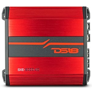 DS18 SXE-2000.4D SXE 160W x 4-Channel Class D Amplifier - Red