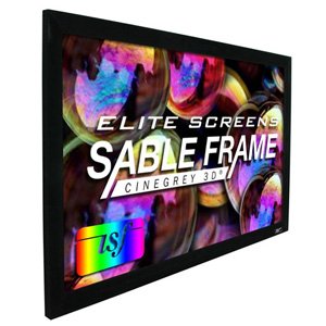 Elite Screens ER120DHD3 120" Sable Frame CineGrey 3D Projection Screen