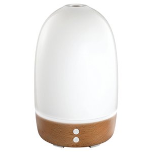 Homedics Ellia Thrive White Ultrasonic Light Oil Aroma Diffuser