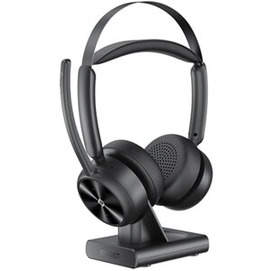 eMeet GeniusCall HS80 Wireless On-Ear Headset with Charging Base eMeet GeniusCall HS80 Wireless On-Ear Headset with Charging Base