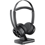 eMeet GeniusCall HS80 Wireless On-Ear Headset with Charging Base