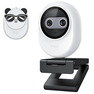 eMeet Piko Dual-Camera AI-Powered 4K Webcam White eMeet Piko Dual-Camera AI-Powered 4K Webcam White