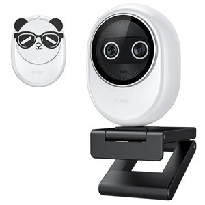eMeet Piko+ Dual-Camera AI-Powered 4K Webcam White eMeet Piko+ Dual-Camera AI-Powered 4K Webcam White