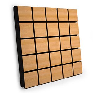 Elite Sound Acoustics Panel 70mm Foam Absorption Diffuser Grid Oak