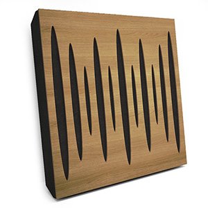 Elite Sound Acoustics Panel 70mm Foam Absorption Diffuser Pulsar Oak
