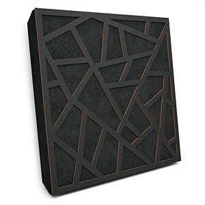 Elite Sound Acoustics Panel 50mm Foam Conference Rooms Skyros Black