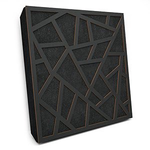 Elite Sound Acoustics Panel 70mm Foam For Auditoriums Skyros Black
