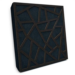 Elite Sound Acoustics Panel 70mm Foam For Office Rooms Skyros Wenge