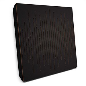 Elite Sound Acoustics Panel 70mm Foam For Office Rooms Wave Black