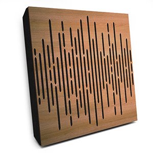 Elite Sound Acoustics Panel 50mm Foam Absorption Diffuser Wave Oak
