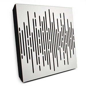 Elite Sound Acoustics Panel 50mm Foam For Home Theaters Wave White