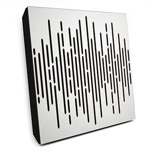 Elite Sound Acoustics Panel 70mm Foam Conference Rooms Wave White