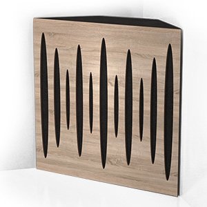 Elite Sound Acoustics Panel Bass Trap For Office Rooms Pulsar Sonoma