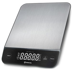 Etekcity Food Kitchen Scale - Large - Silver